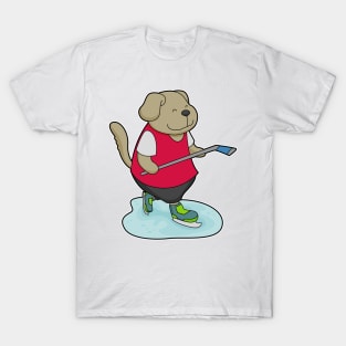 Dog Ice Hockey Ice hockey stick T-Shirt
